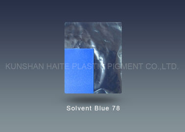 CAS 2475 44 7 Pelarut Biru 78 Kepadatan 1.30 g / cm3 Pewarna untuk Serat