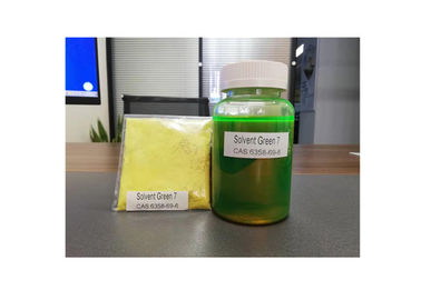 CAS 6358 69 6 Pewarna Larut Dalam Air, Pelarut Hijau 7 untuk Tinta Fluorescent