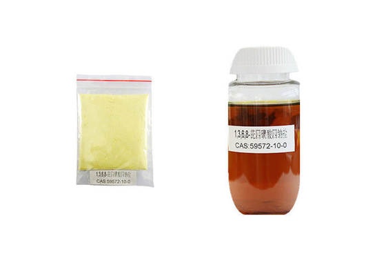 CAS 59572-10-0 Larutan Fluorescent Konsentrasi 10% Untuk Pencegah Busa