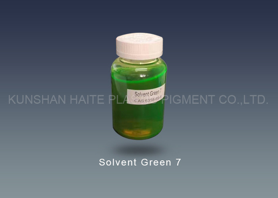 Pewarna Hijau Kuning Fluoresen CAS 6358-69-6 Pelarut Hijau 7 Pewarna Untuk Tinta Marker