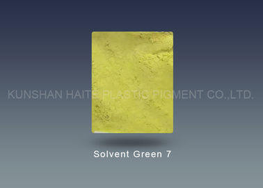 Pelarut hijau 7 Bubuk Kuning Muda Tinta Fluorecent CAS No 6358 69 6 Intensitas120%