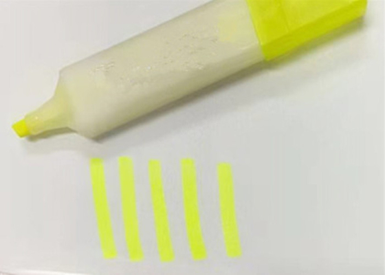 Pewarna Kuning Fluorescent CAS No 6358-69-6 Pelarut Hijau 7 Pewarna untuk Tinta Spidol